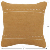handmade Modern Pillow Brown Beige Hand-Woven SQUARE 100% WOOL  Hand woven turkish pillow  2 x 2